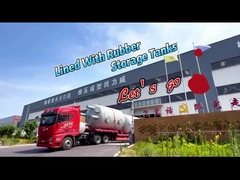 Tanque con revestimiento de caucho personalizable para el transporte seguro y duradero de fluidos