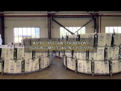 Junta de goma de gran diámetro en espera de entrega