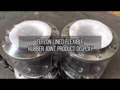 Junta de caucho con revestimiento de PTFE, conexión de brida de acero inoxidable
