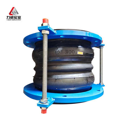 Conectores flexibles de caucho con bridas PN6 de doble esfera de presión de articulación flexible con pernos y tuercas