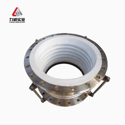 Acero inoxidable 304 316L revestido con compensador de PTFE articulación de expansión corrugada