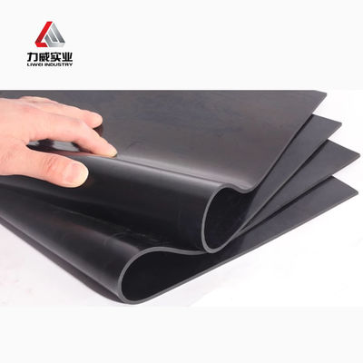 Ding Qing resistente al desgaste y al deslizamiento de aceite Industrial suave Epdm Nitril Hoja de caucho Negro Pad aislante