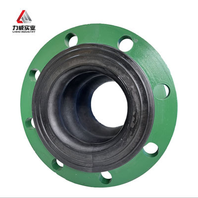 Junta de caucho flexible de doble esfera con reducción de ruido Acero galvanizado de carbono Flange de trabajo de temperatura -30C-150C