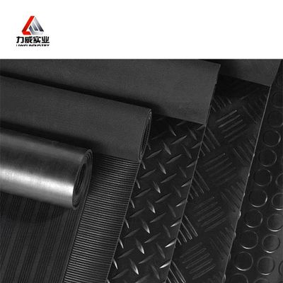 Hoja de caucho personalizable en NBR / SBR / NR / EPDM / Silicón / FKM Etc longitud 1-50m