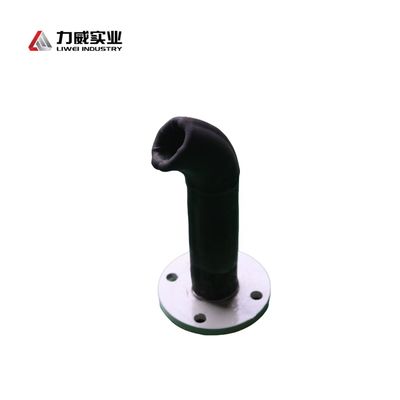 Tubería revestida de goma con alta resistencia a la abrasión y longitud personalizable en tecnología de tubería de acero, con revestimiento de goma en el interior y exterior.