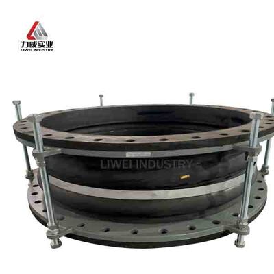 Excelente resistencia a la corrosión doble esfera articulación de caucho flexible con capacidad de movimiento axial