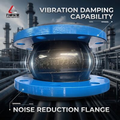 Junta de goma flexible de esfera única para la prevención de la corrosión de las tuberías