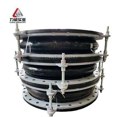 15C-80C Single Sphere Flexible Rubber Joint Compatible con medios de aire que ofrece una larga vida útil y una durabilidad superior