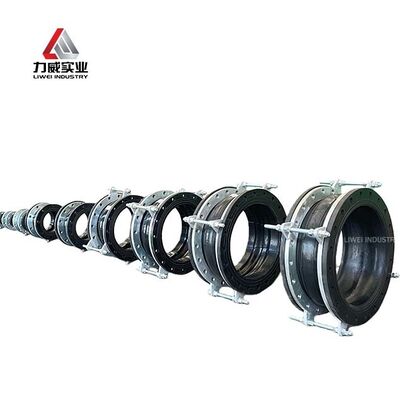 Elemento Flexible de Junta de Goma Flexible de Esfera Única Resistente a la Corrosión Adecuado para Sistemas de Tuberías Dinámicos que Requieren Compensación de Movimiento