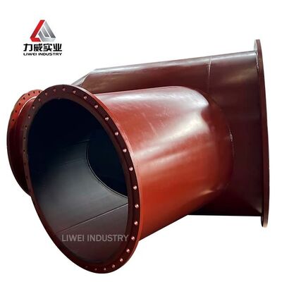 Tubo revestido de caucho resistente a la corrosión Neoprene natural EPDM revestimiento de nitrilo antienvejecimiento para tuberías de minería química