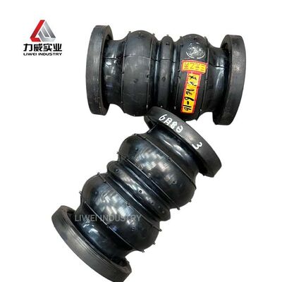 Neoprene de doble esfera de goma de expansión de la unión marina resistente al agua de mar flancos para tuberías de buques